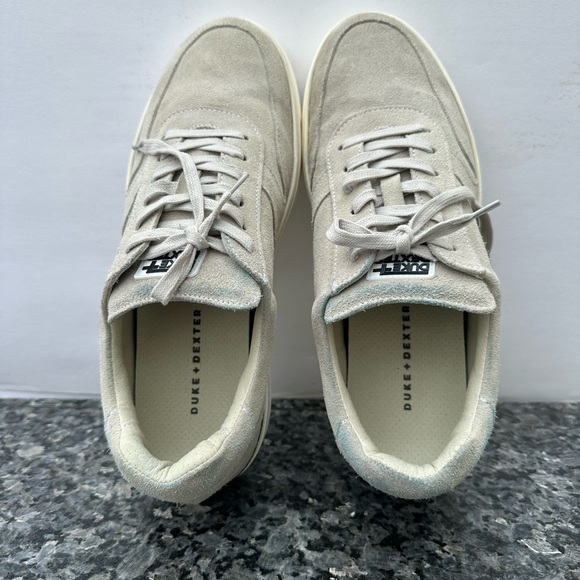 Duke And dexter Ritchie Off-White Sneaker US 7 Leather Suede Shoe . - Picture 10 of 11